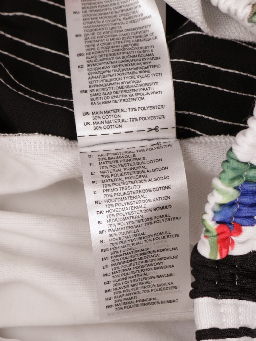Adidas Originals Floral Track Shorts Small - Picture 8 of 9